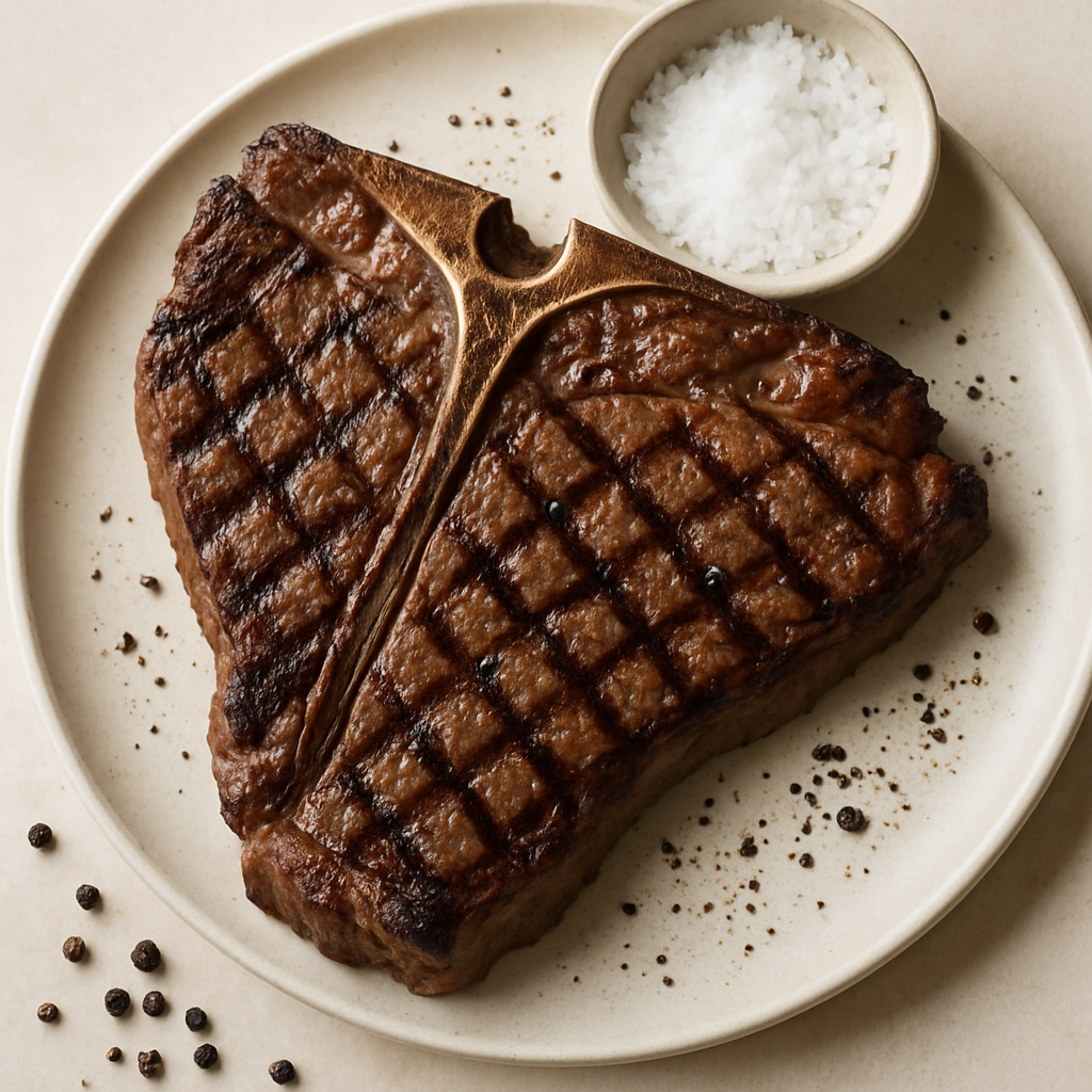 Perfectly Grilled T-Bone Steak