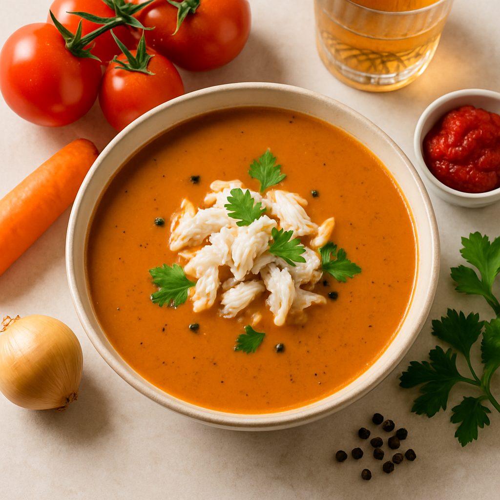 Crab and Irish Whiskey Bisque