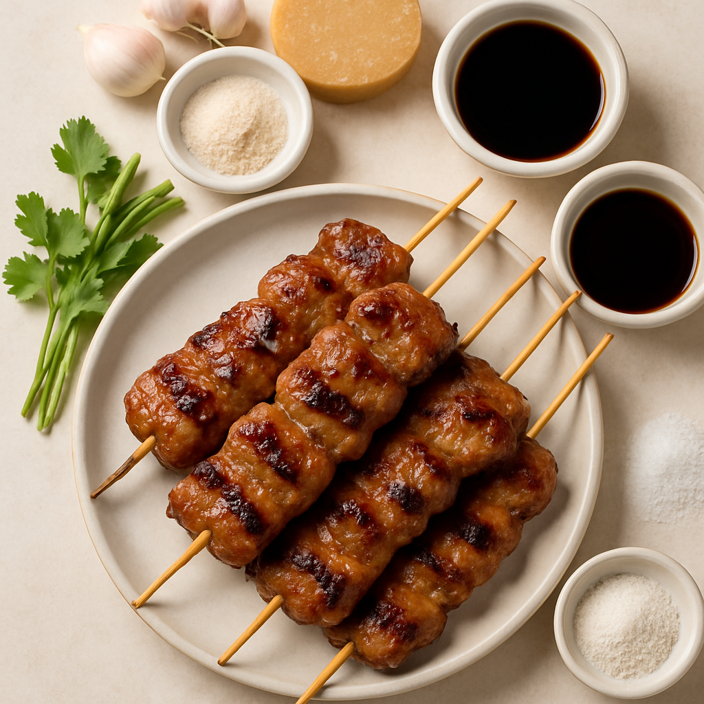 Thai-Style Grilled Pork Skewers (Moo Ping)