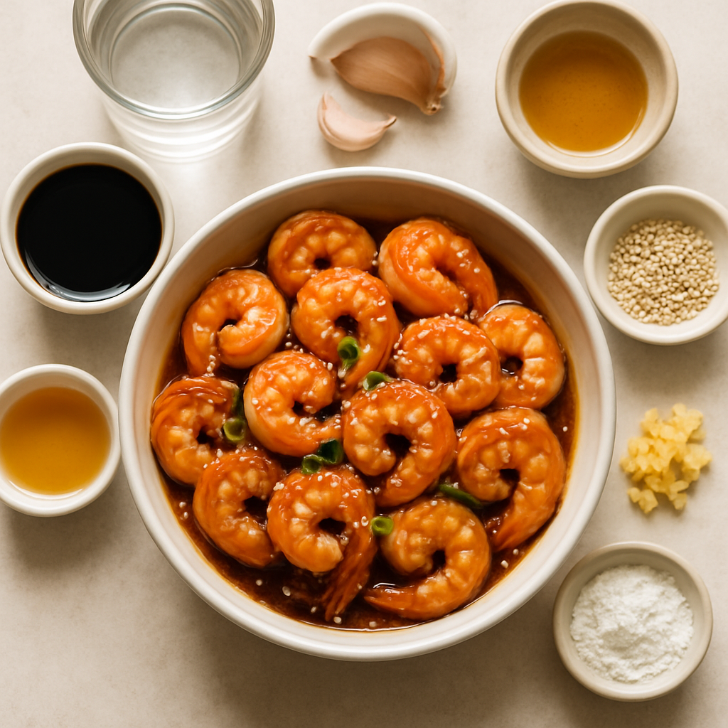 Sesame Teriyaki Shrimp