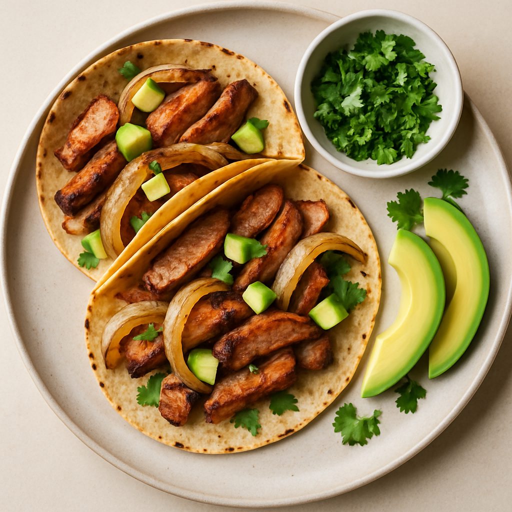 Grilled Pork and Onion Tacos