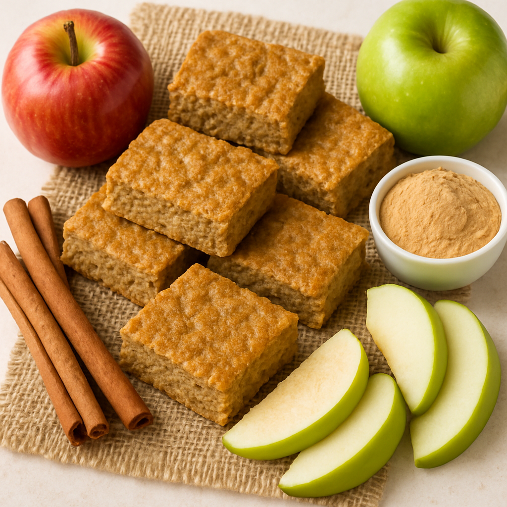 Peanut Butter Apple Oat Bars