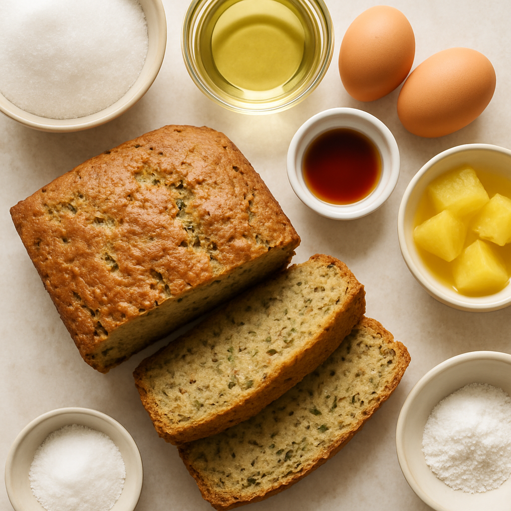 Pan de Calabacín con Piña