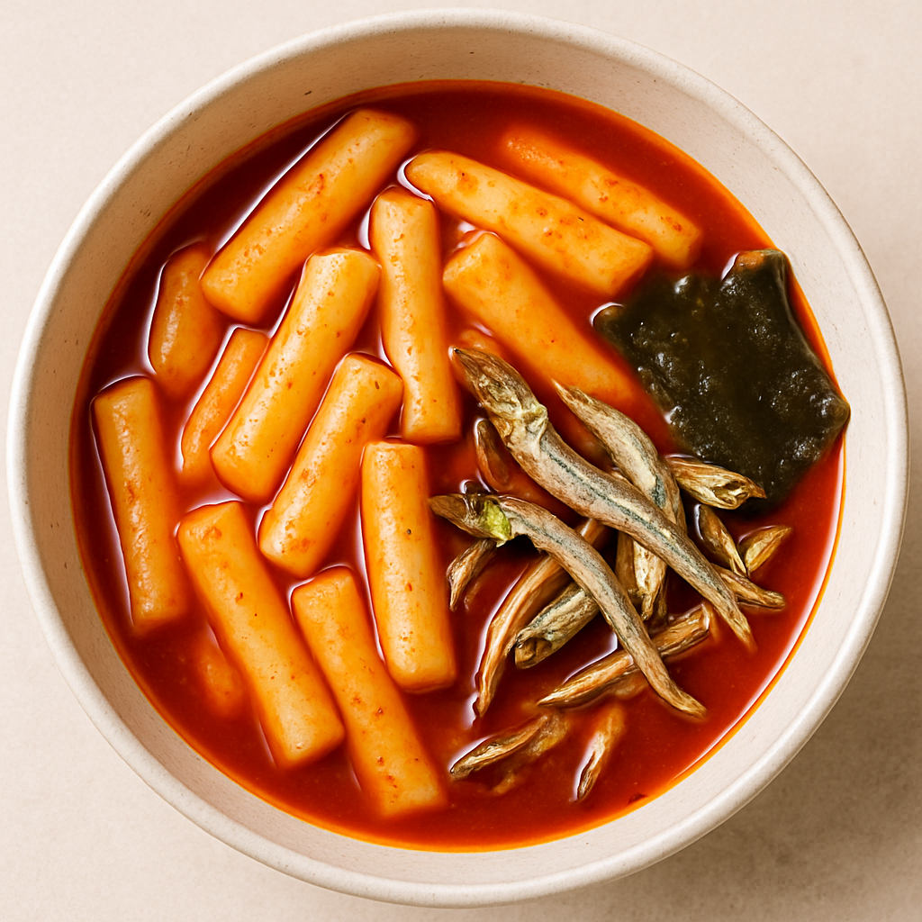 Tteokbokki (Pastel de Arroz Picante)