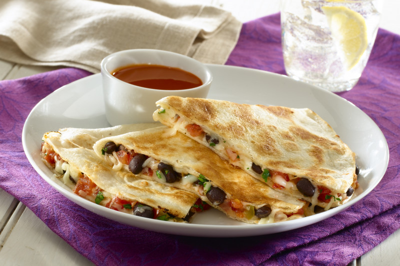Quesadillas de Frijoles Negros