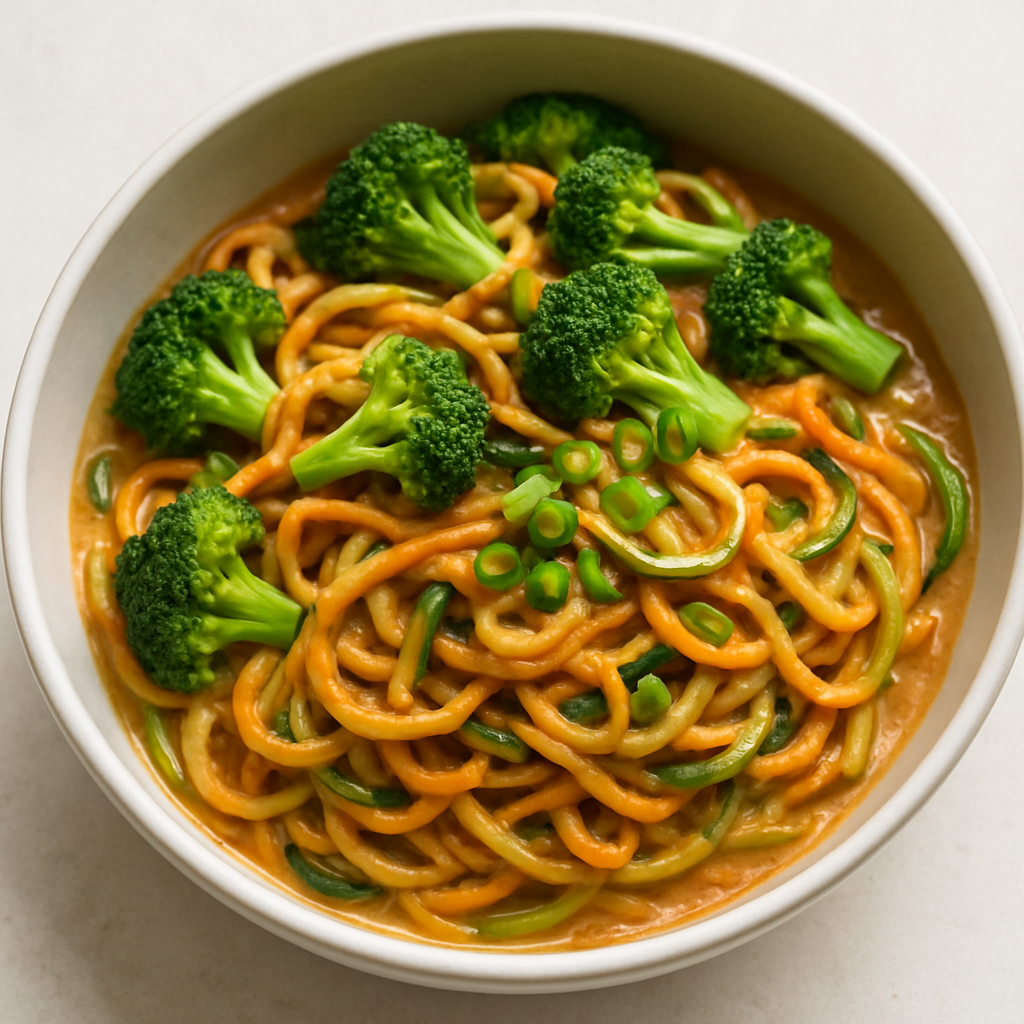 Vegan Pad Thai with Spiralized Vegetables