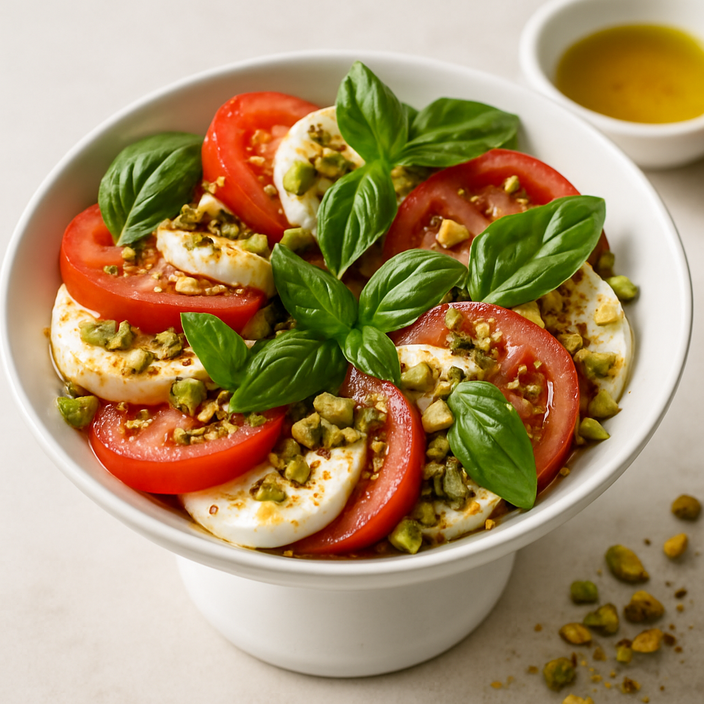 The Best Caprese Salad with Pistachios