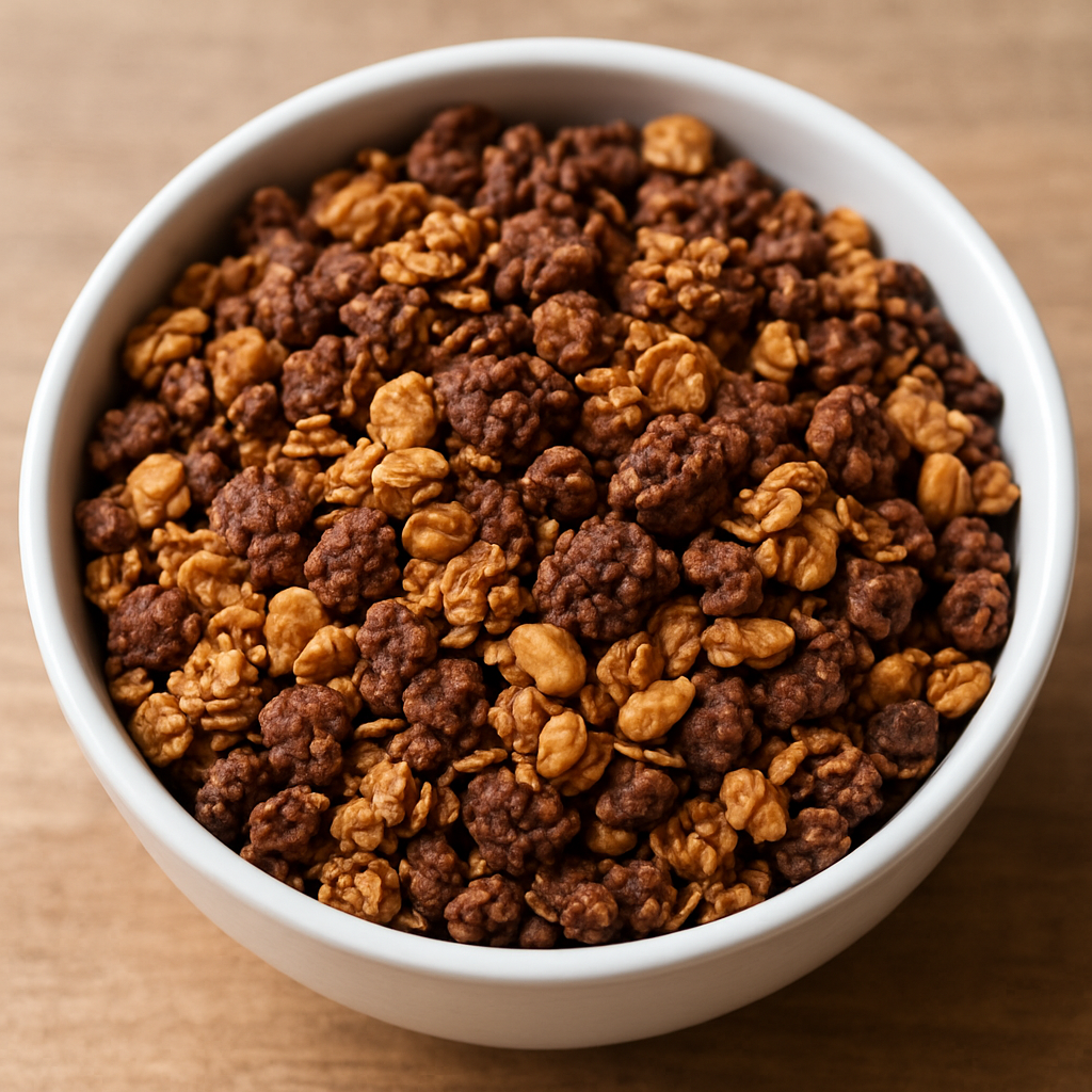 Granola de Chocolate y Mantequilla de Cacahuate