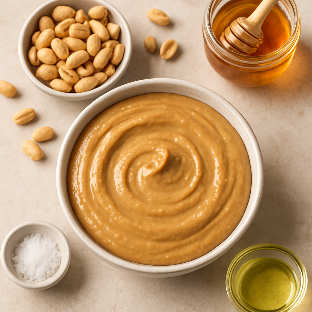 Homemade Honey Peanut Butter