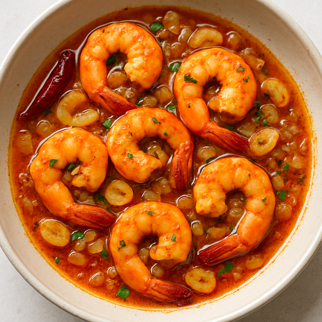 Spanish Garlic Prawns
