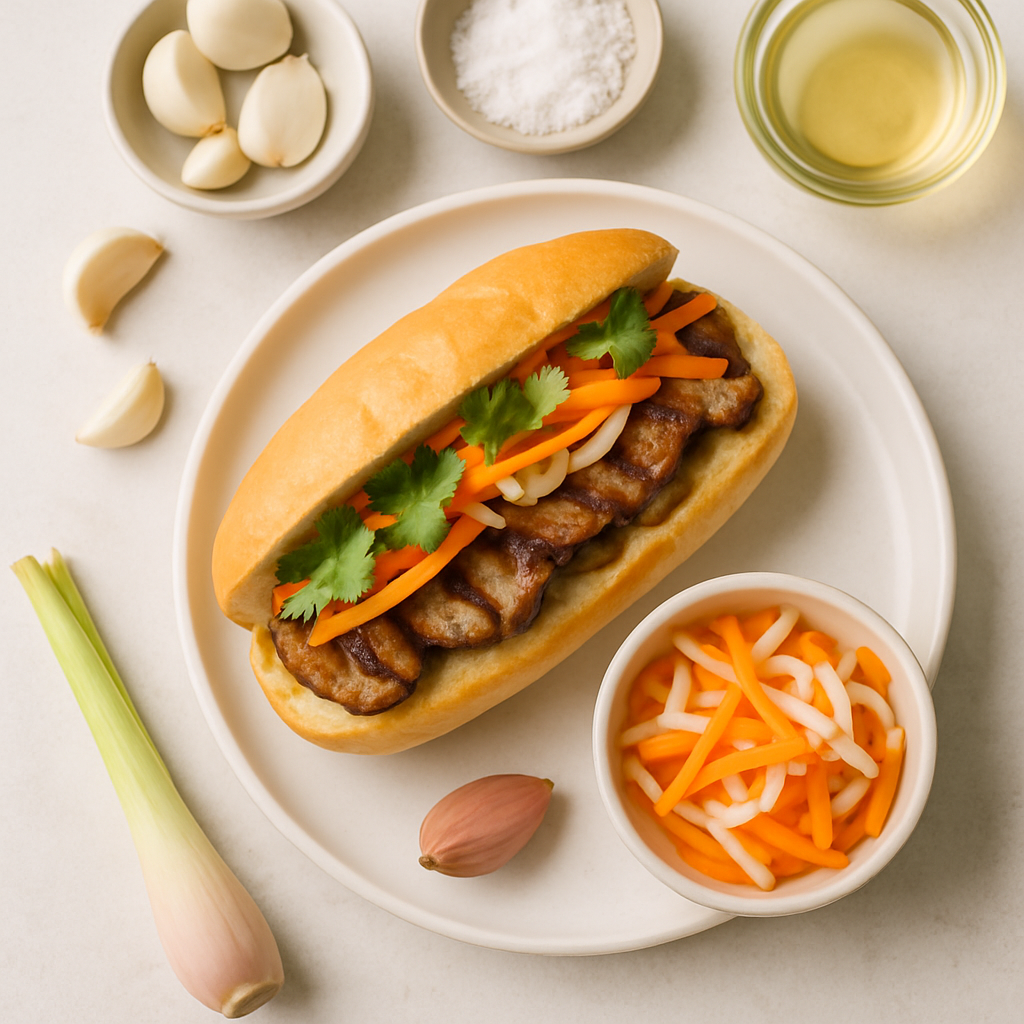 Vietnamese Grilled Pork Sandwiches