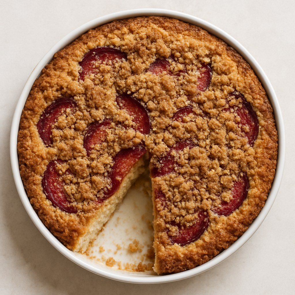 Torta de Ciruelas Rojas