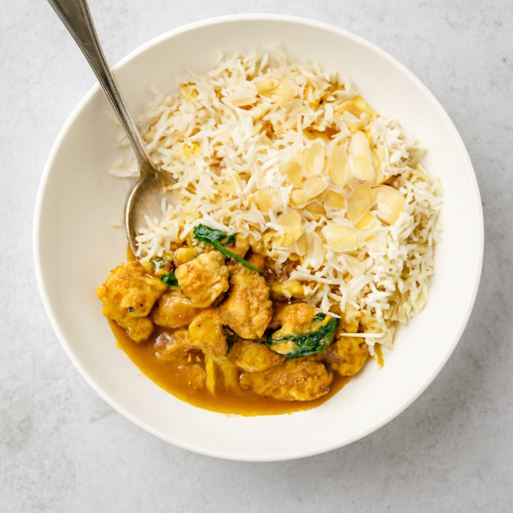 Horneado de Biryani de Pollo