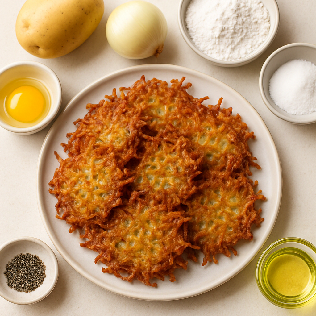 Lacy Potato Latkes