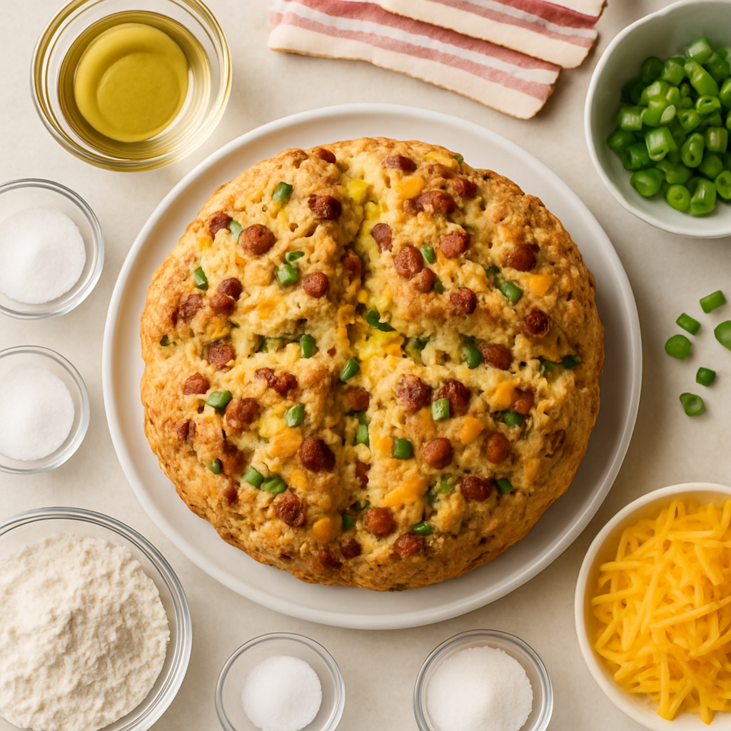 Irish Cheddar and Bacon Soda Bread