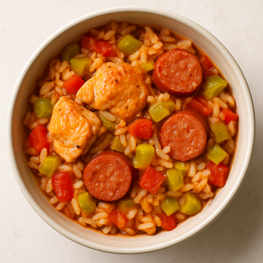 Creole Jambalaya for One