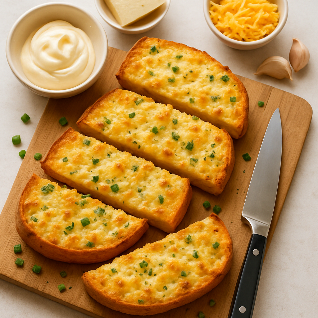 Three Cheese Garlic Bread