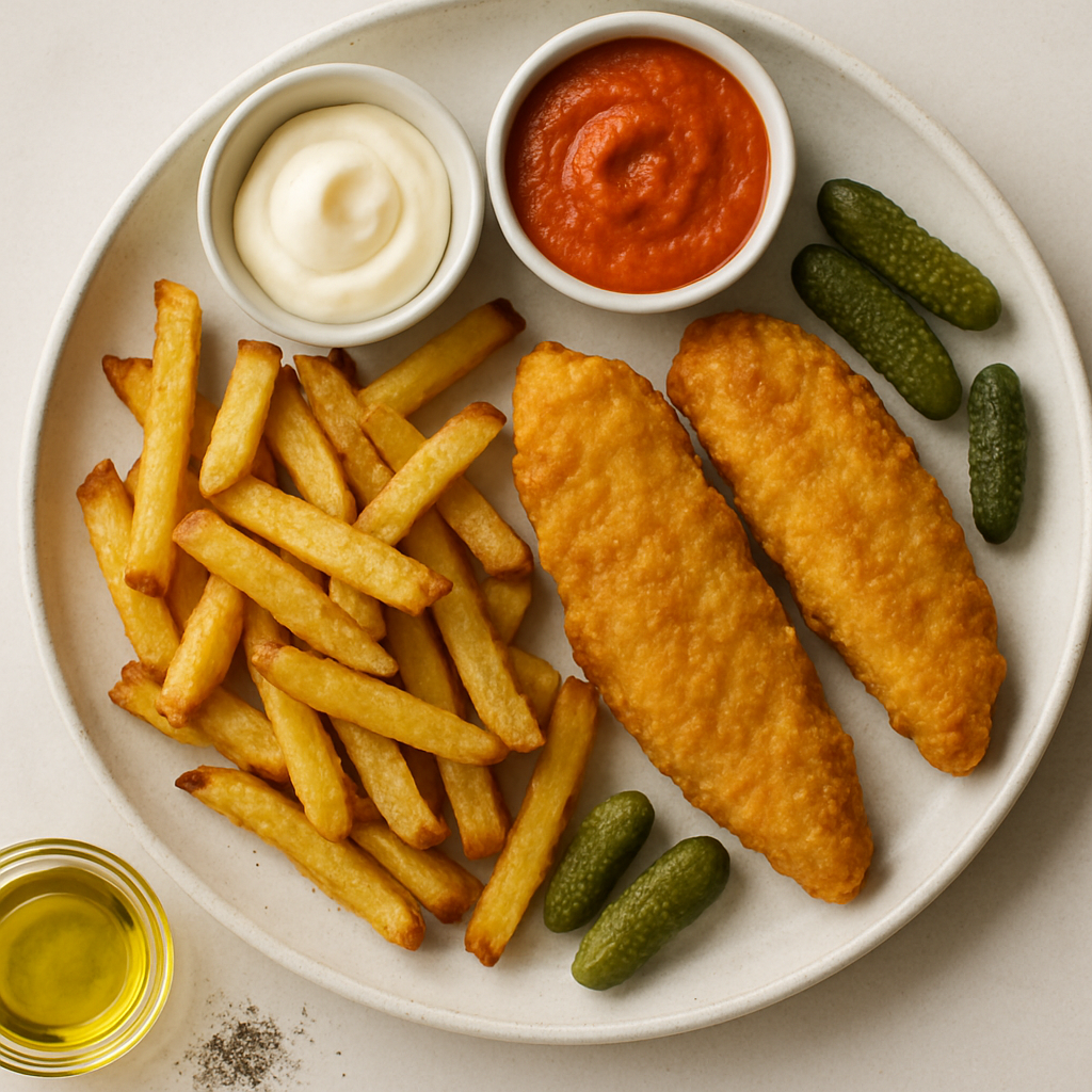 Gluten-Free Chickpea Flour Fish and Chips