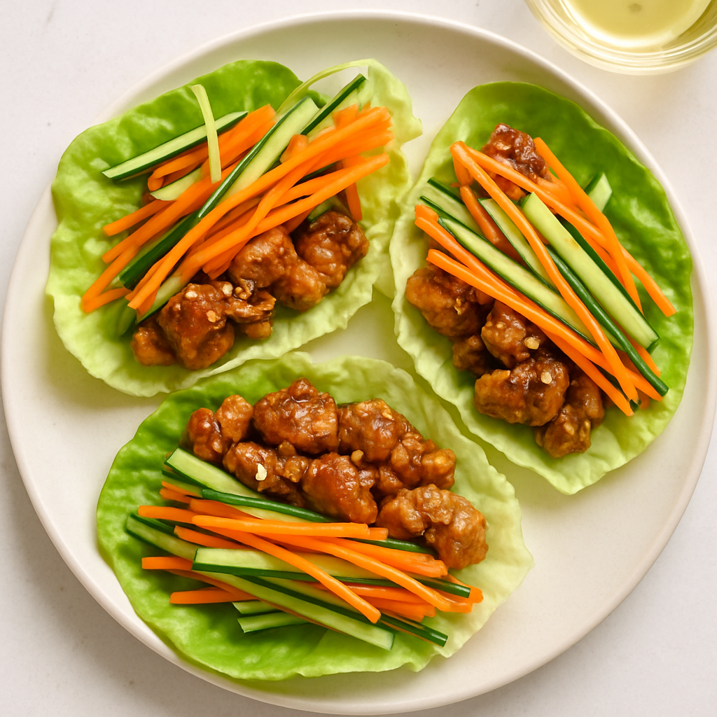 Vietnamese Chicken Wraps