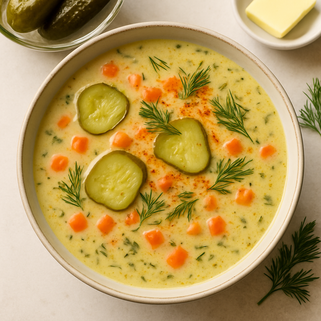 Sopa de Pepinillos Encurtidos