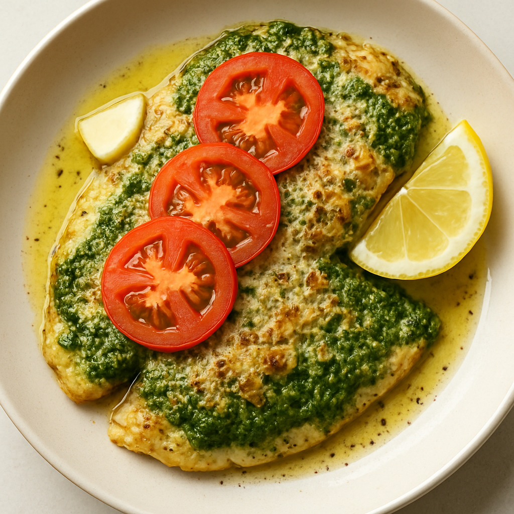 Parmesan Pesto Tilapia