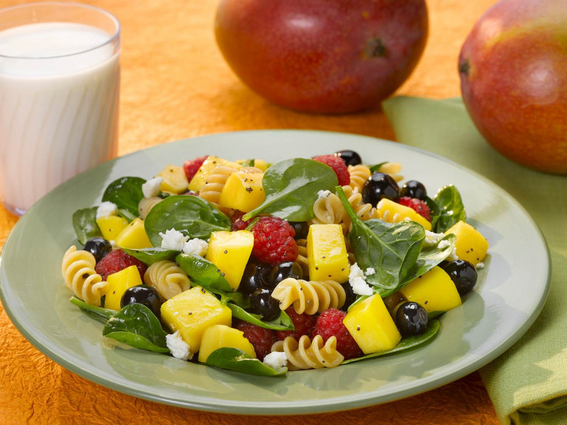 Mango Berry Rotini Salad