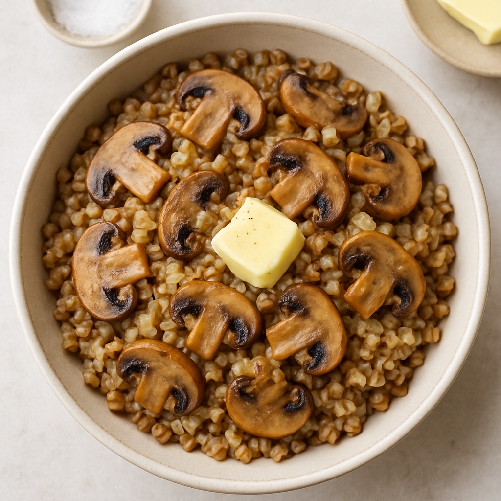 Buckwheat Kasha with Mushrooms