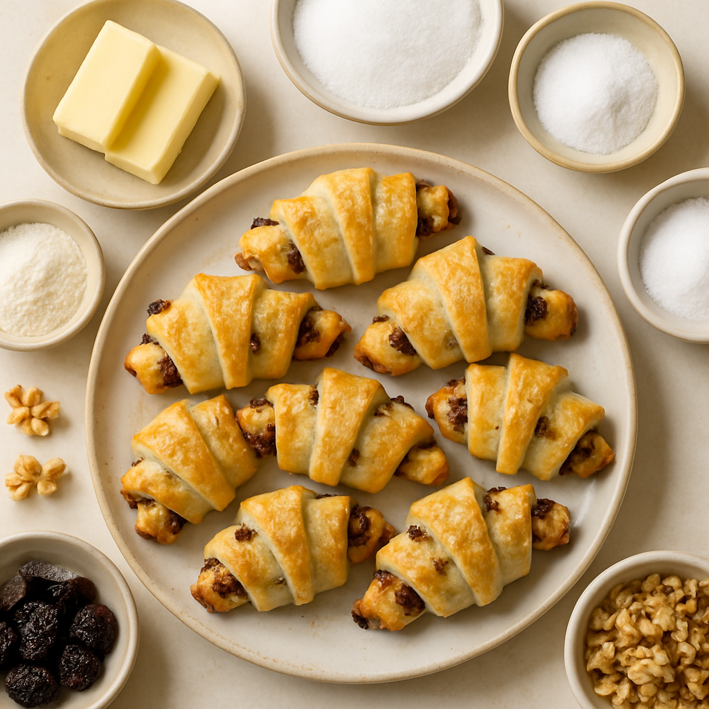 Cherry-Nut Rugelach