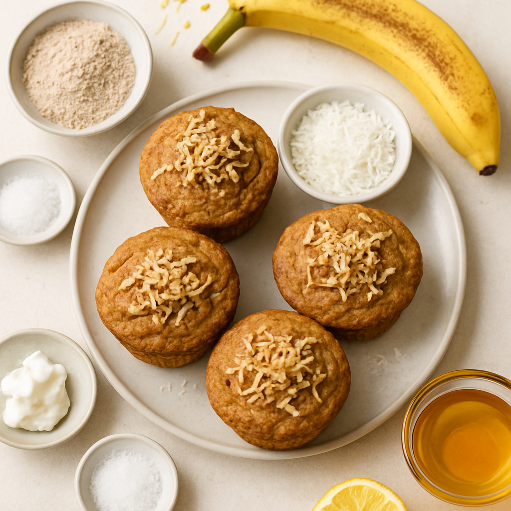 Banana Coconut Muffins