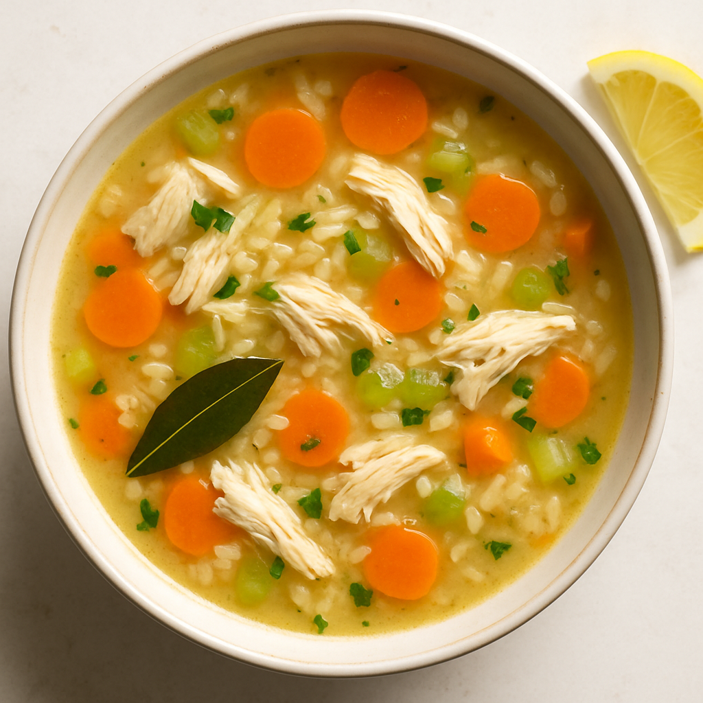 Portuguese Chicken Soup (Canja)