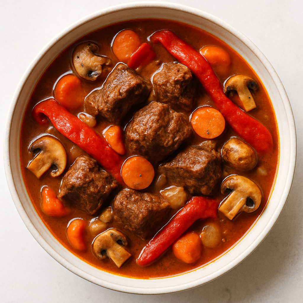 Spanish Beef Stew With Pimentón and Piquillo Peppers