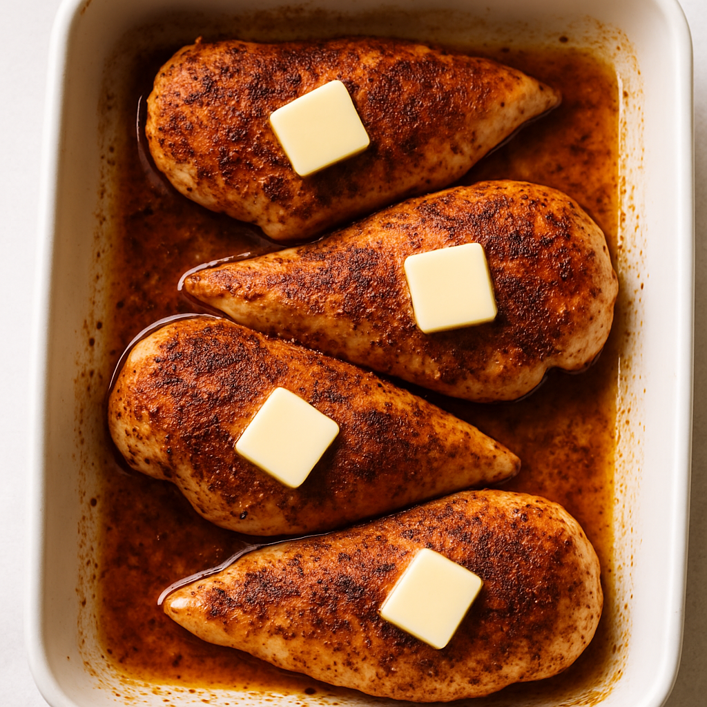 Pechugas de Pollo Cajun Horneadas de 3 Ingredientes