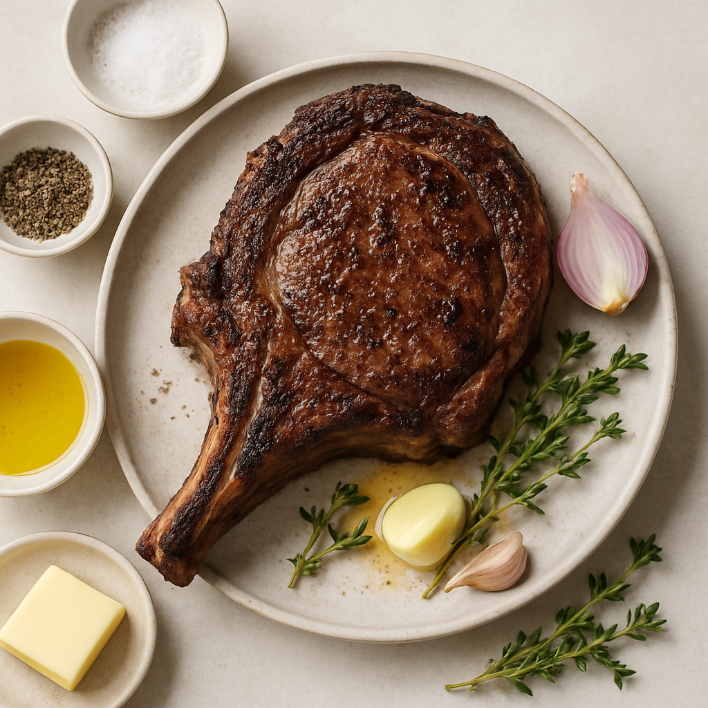 Costillas de Ternera Dry-Aged, Sous Vide y Tostadas con Antorcha