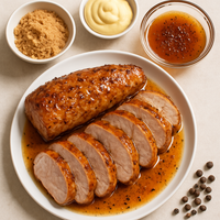 Dijon Honey-Maple Glazed Pork Tenderloin