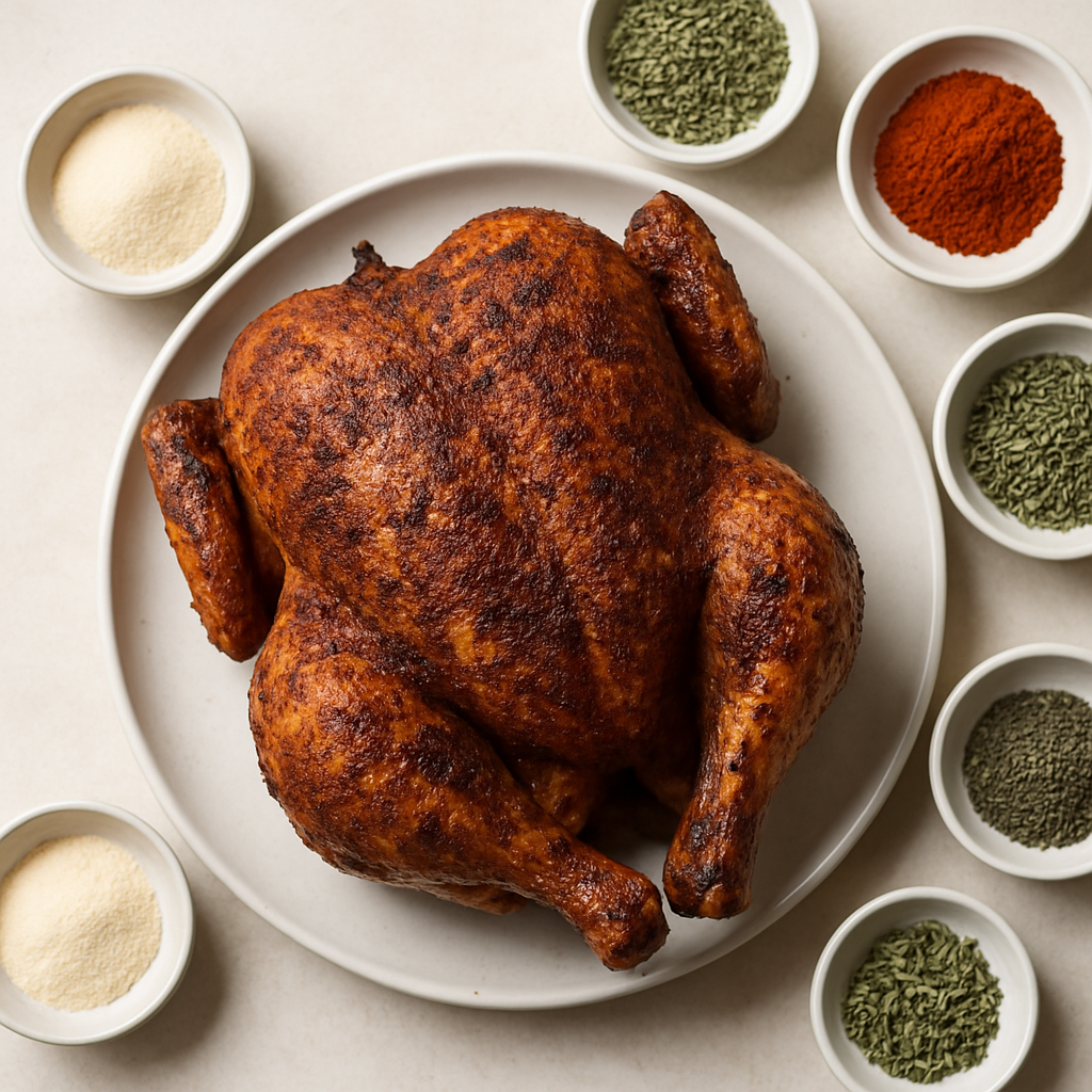 Cajun Dry-Brined Roast Chicken