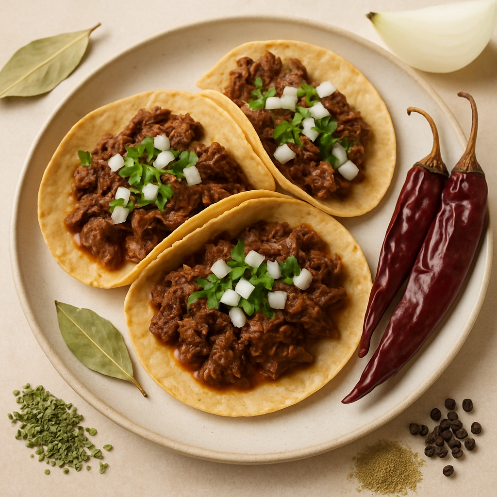 Tacos de Chamorro de Res Guisado