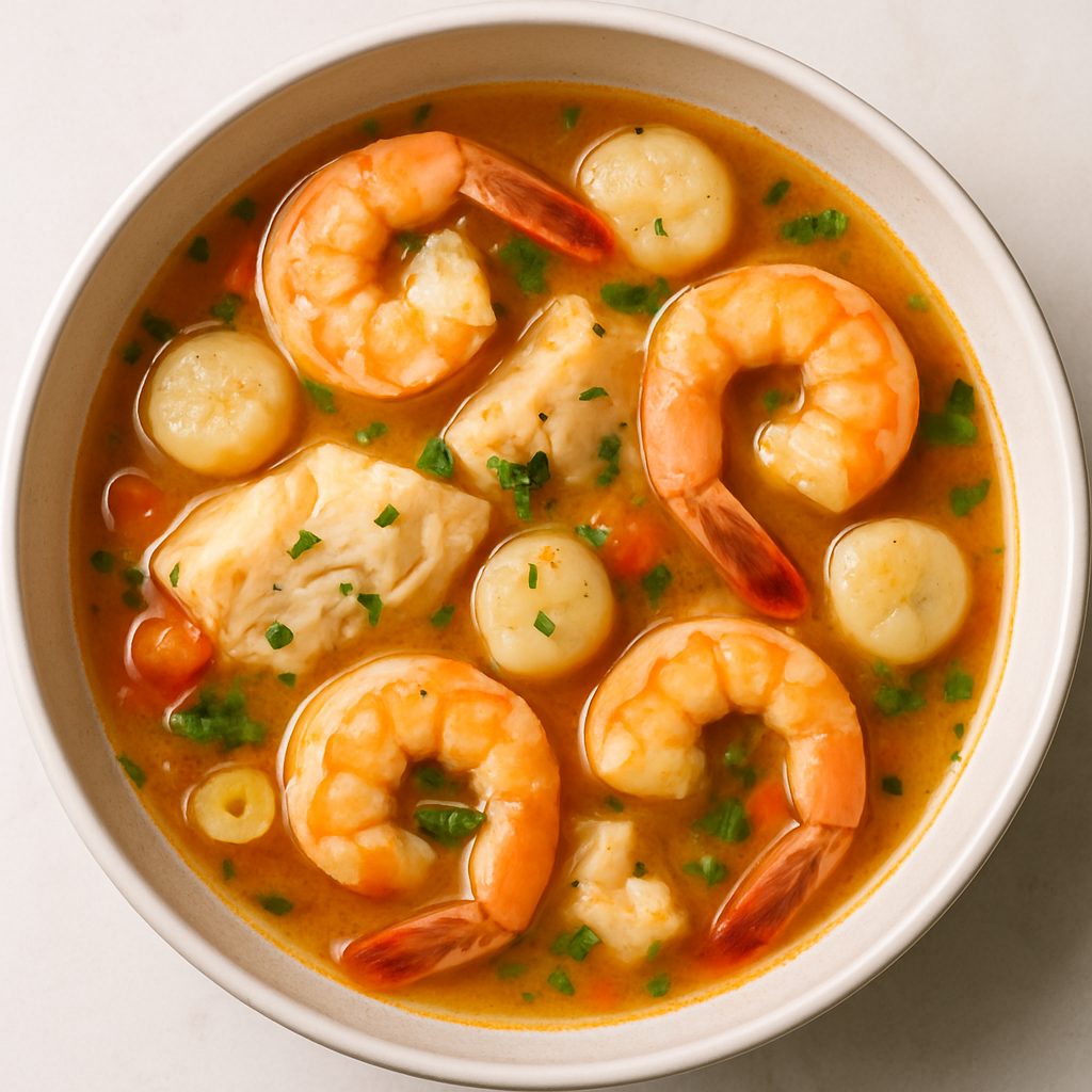 El Guiso de Mariscos Favorito de Papá