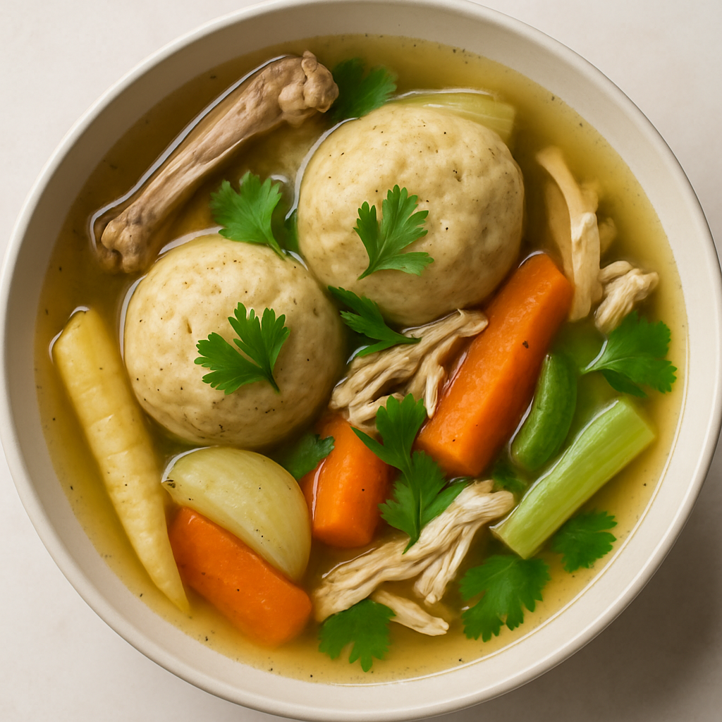 Edith's Matzo Ball Soup