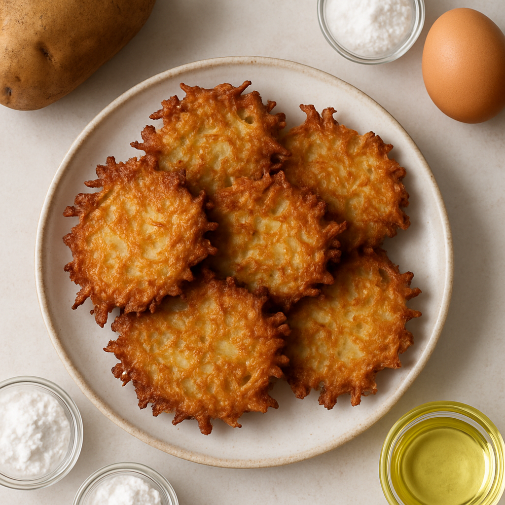 Latkes de Papa sin Gluten