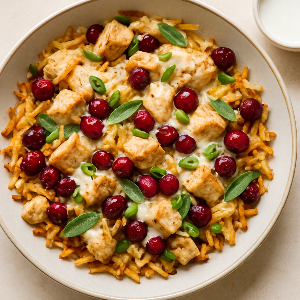 Chicken-Cranberry Hash