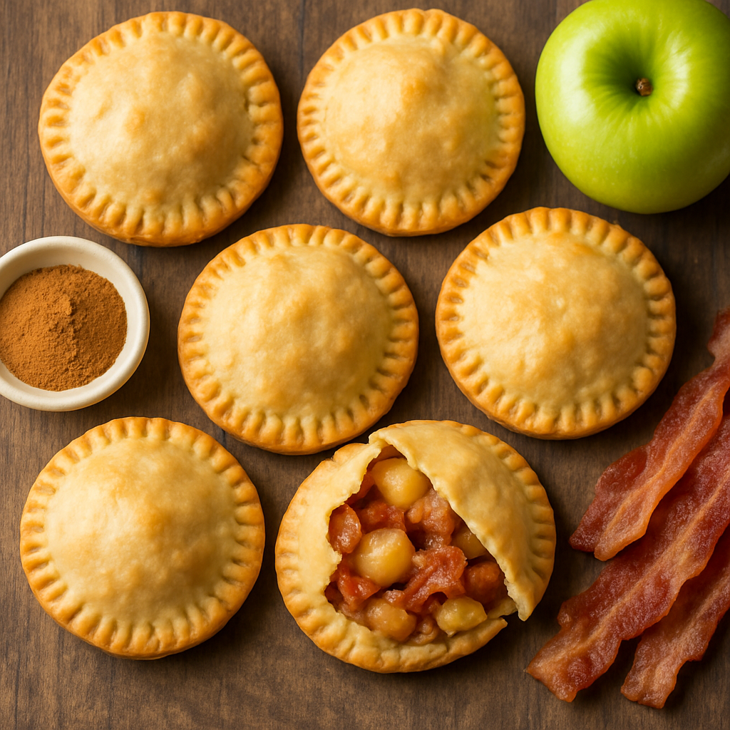 Mini Bacon Apple Pies