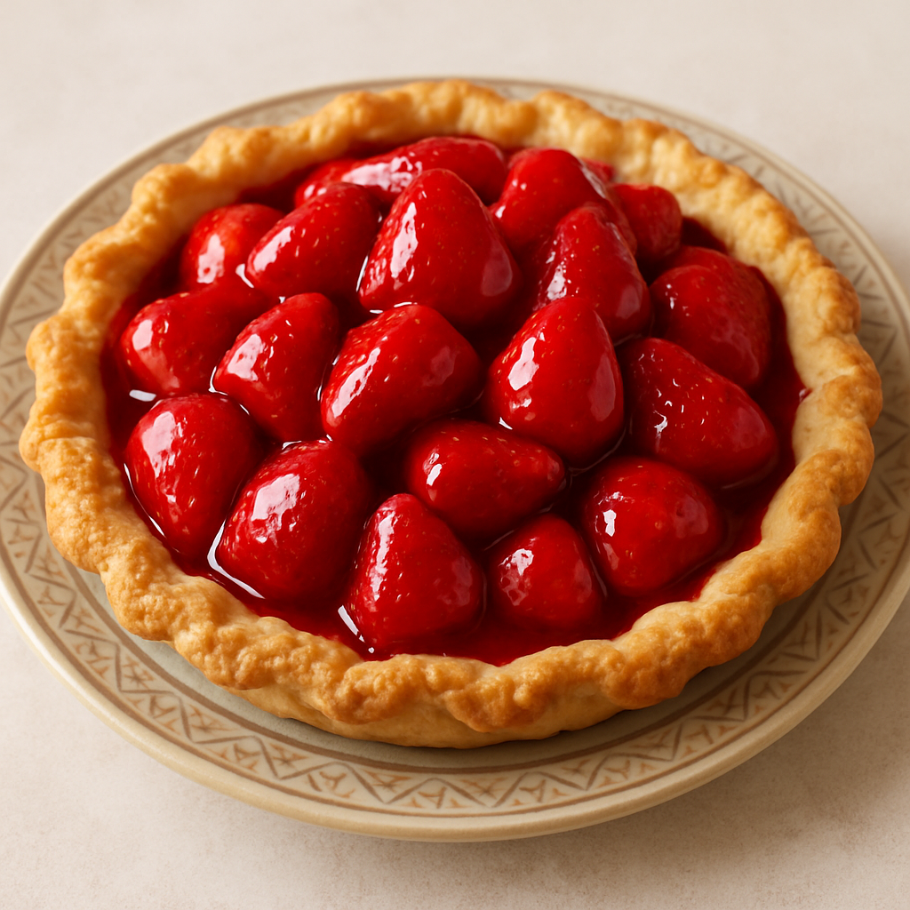 Glazed Fresh Strawberry Pie