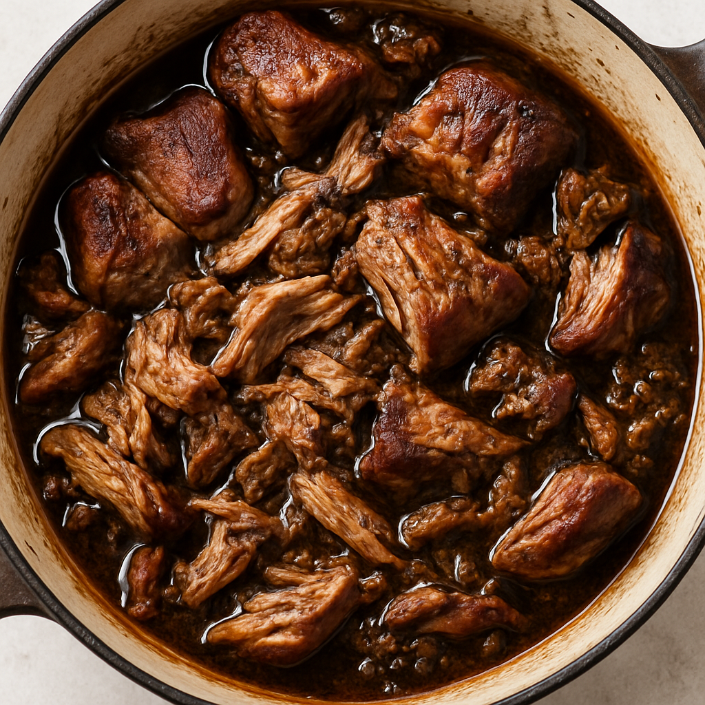 Balsamic Beer Braised Pork Roast