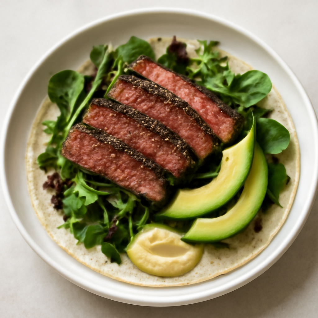 Peppered Steak Tortilla Salad