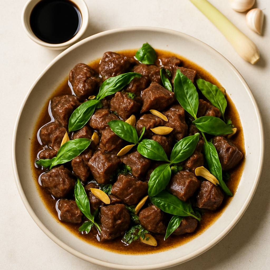 Asian Beef with Basil