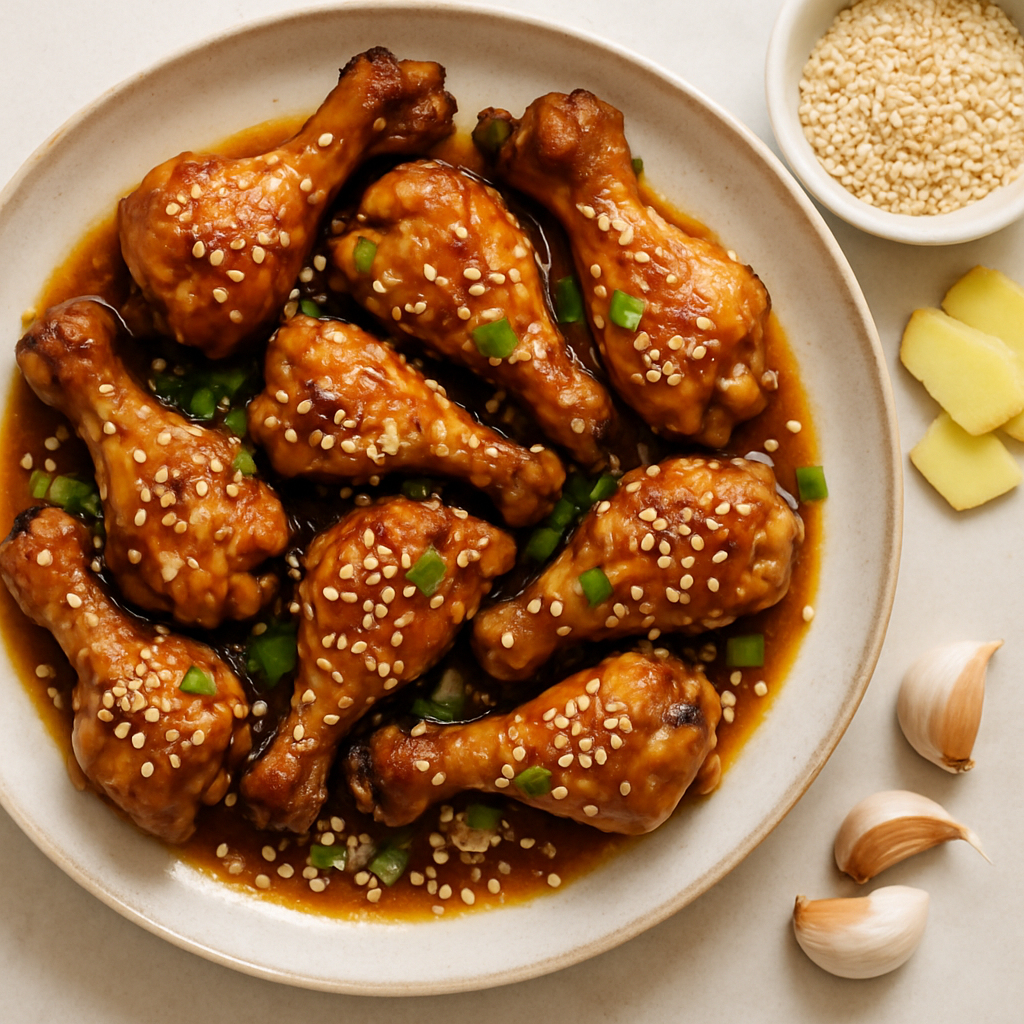Alitas de Pollo con Sésamo