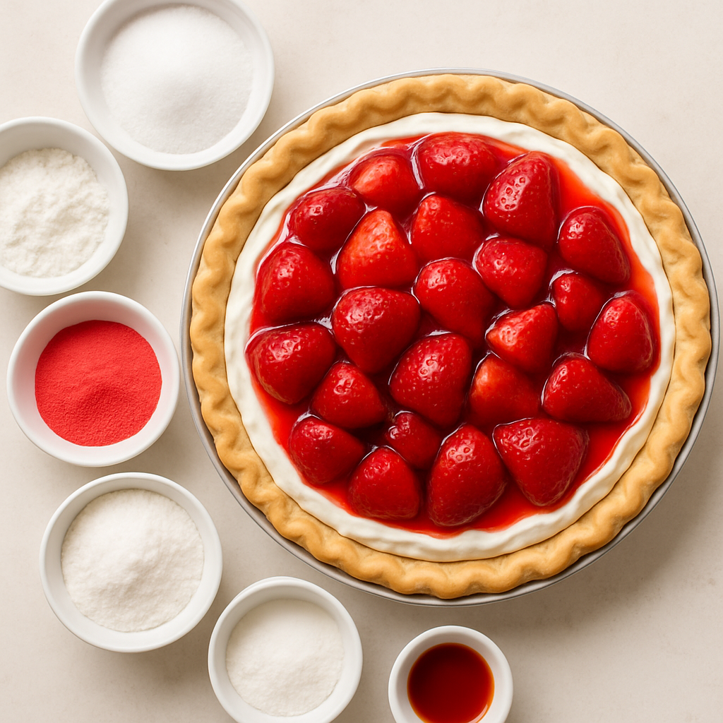 Strawberry Cream Pie