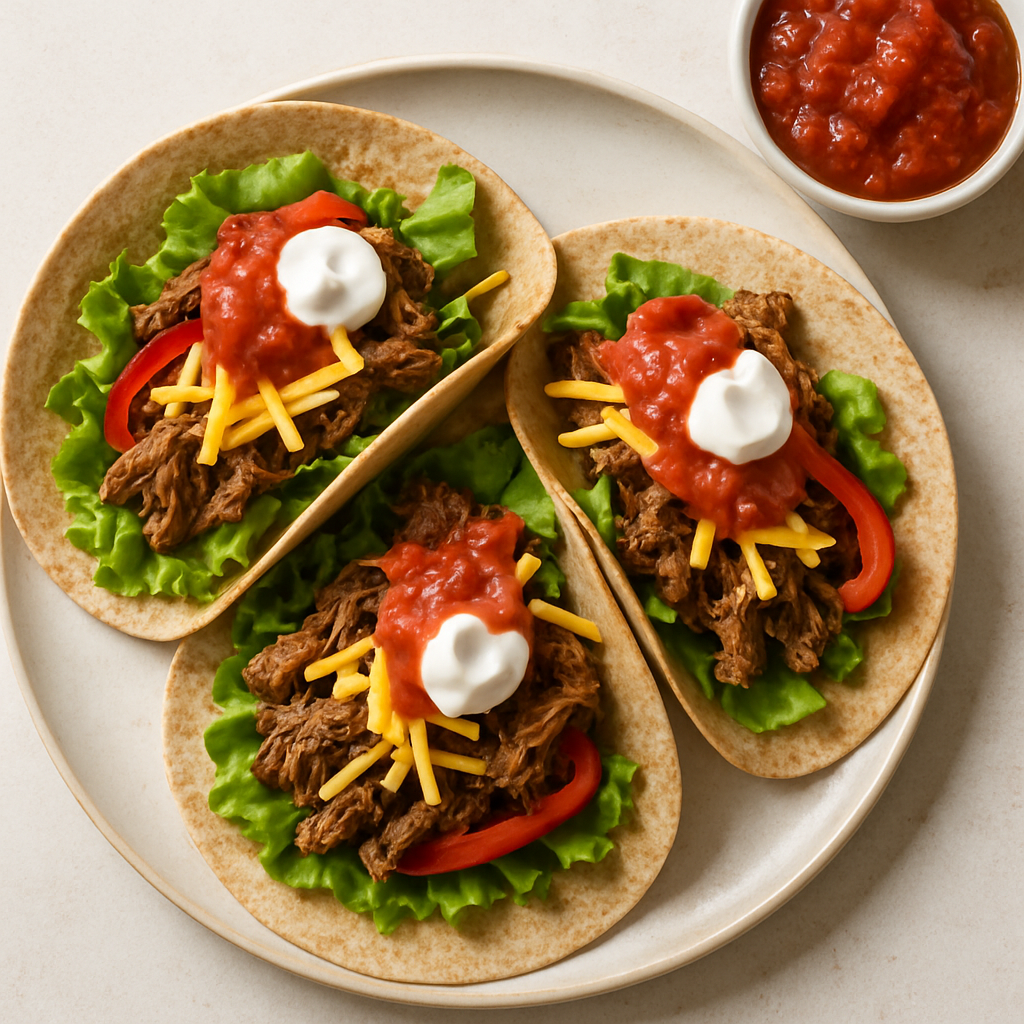 Tacos de Carne Molida a Presión