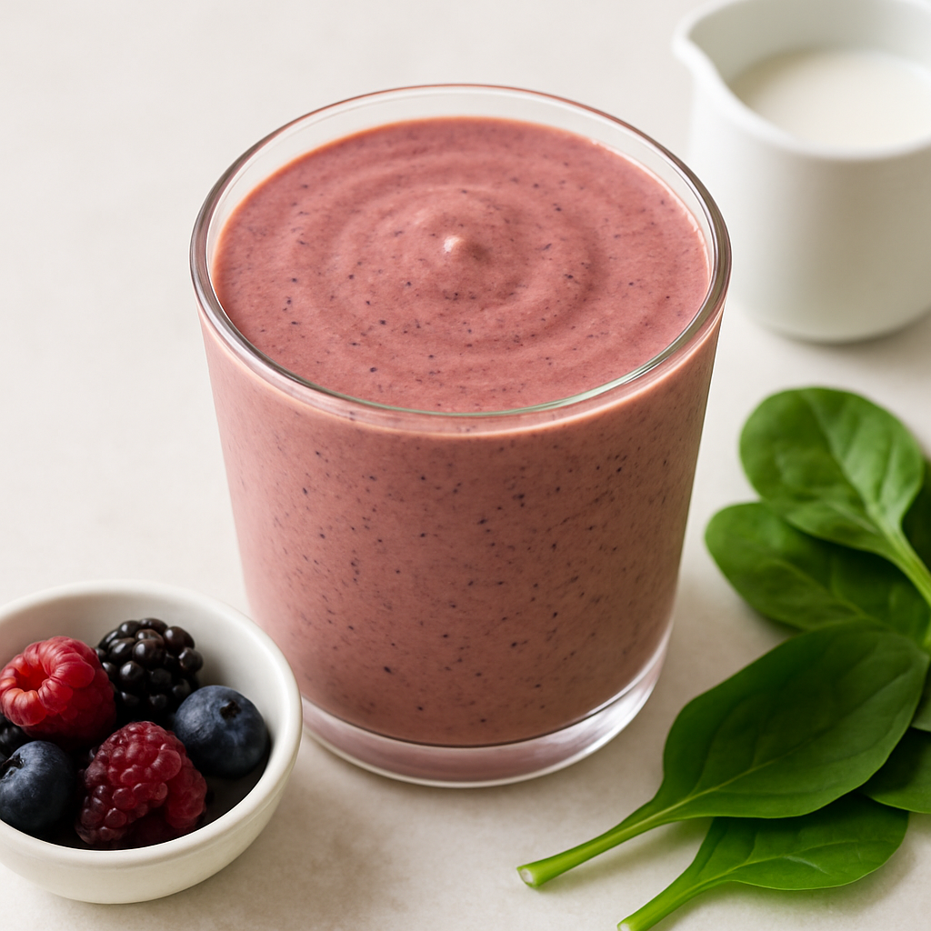 Mixed Berry Green Smoothie