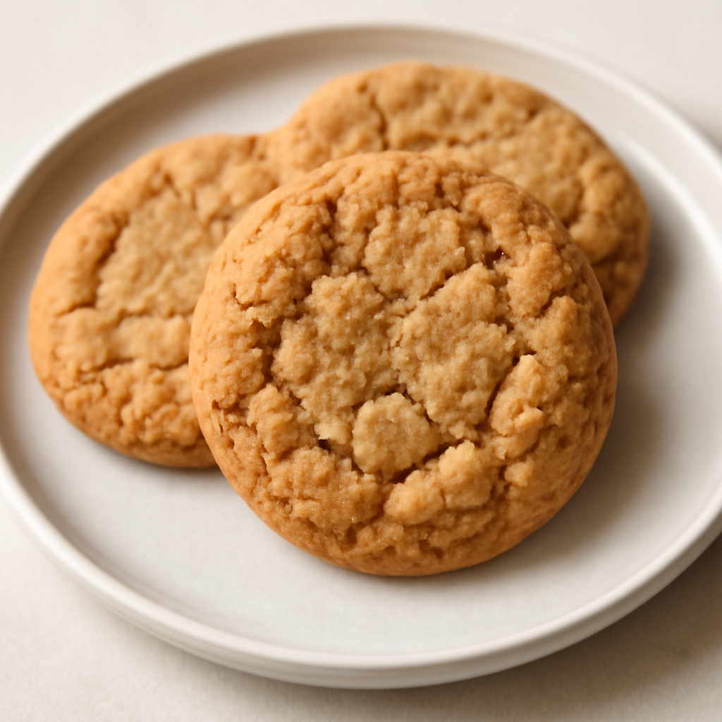 Galletas de Mantequilla de Cacahuete sin Huevo